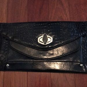 Kelly and Katie black clutch