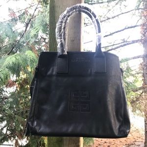 New faux leather Givenchy Parfums handbag.