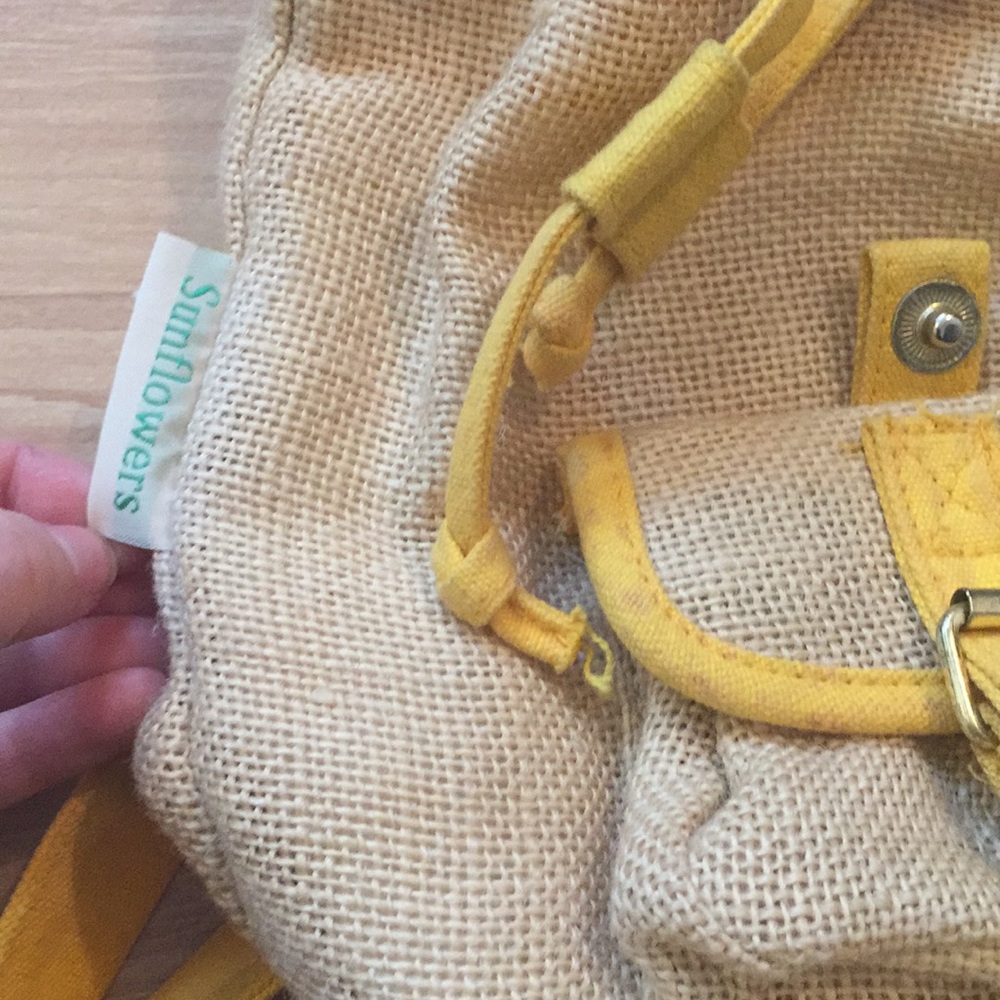 Yellow mini backpack - Picture 4 of 7