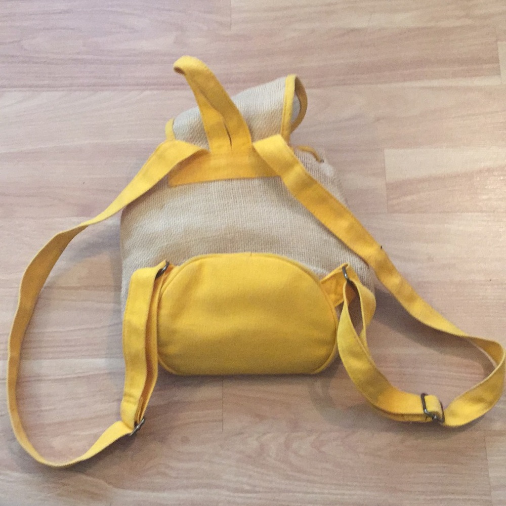 Yellow mini backpack - Picture 7 of 7