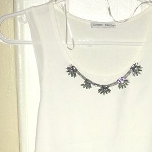 Zara white top