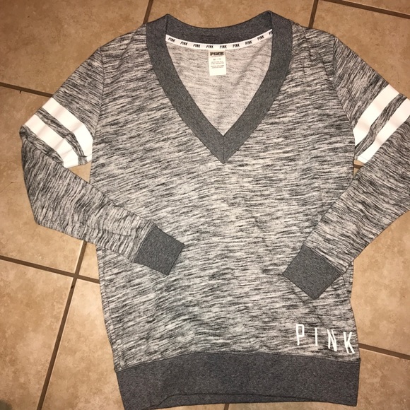PINK Victoria's Secret Tops - Pink lightweight sweatshirt