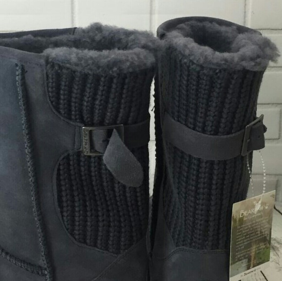 NWT {BearPaw} Gray boots - Picture 6 of 6