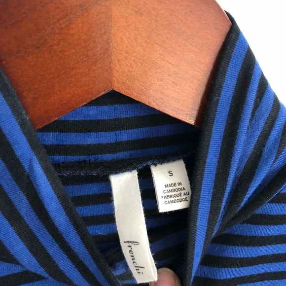 Striped high neck crop top - Picture 2 of 2