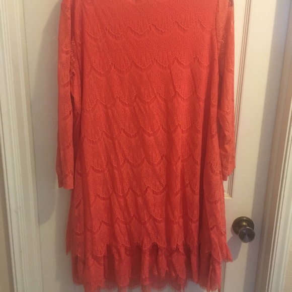 Style & Co.Three-Quarter-Sleeve Crochet-Lace Dress - Picture 2 of 5