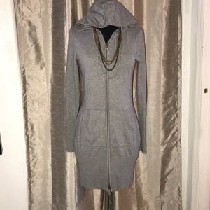W&B gray sweater dress