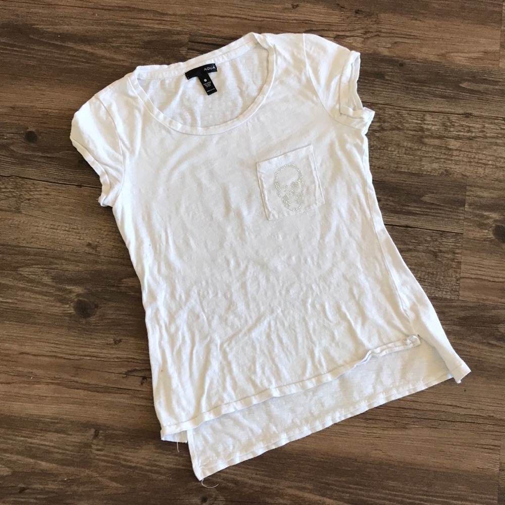 😜Rhinestone Skull Tee😜