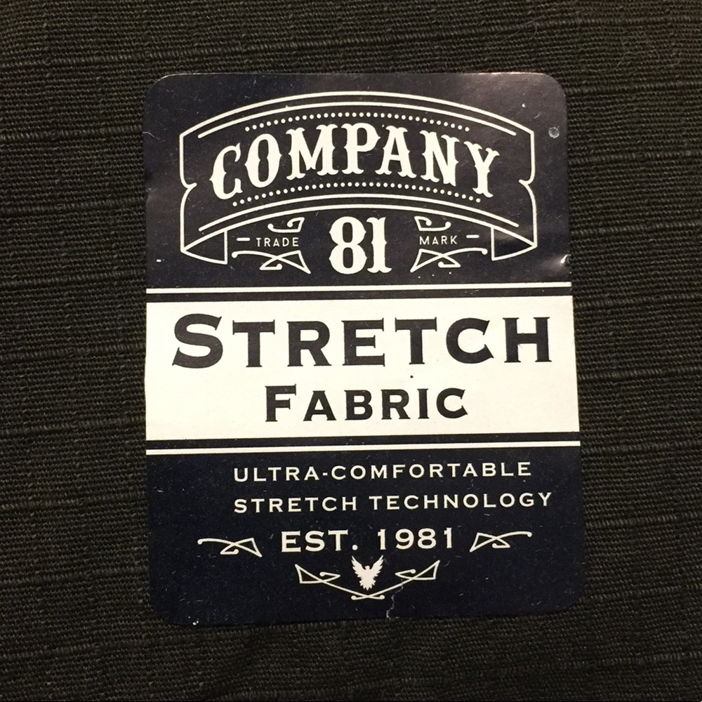 Company 81 Stretch Fabric Dark Olive Shorts - Picture 3 of 5