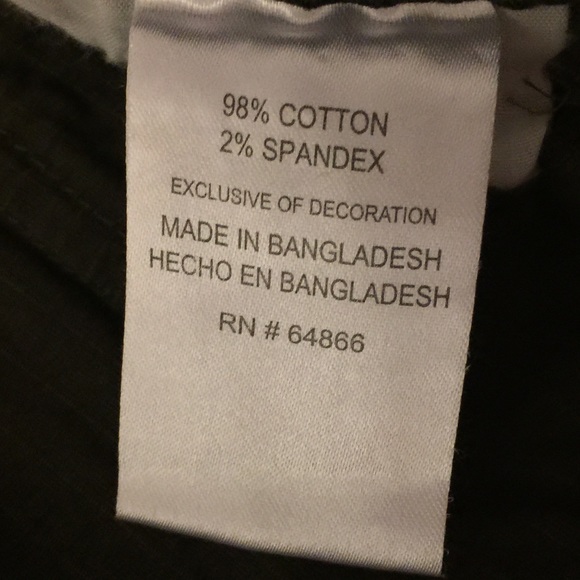 Company 81 Stretch Fabric Dark Olive Shorts - Picture 5 of 5