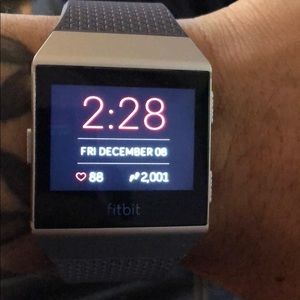 Fitbit Ionic with large and small band, like new.