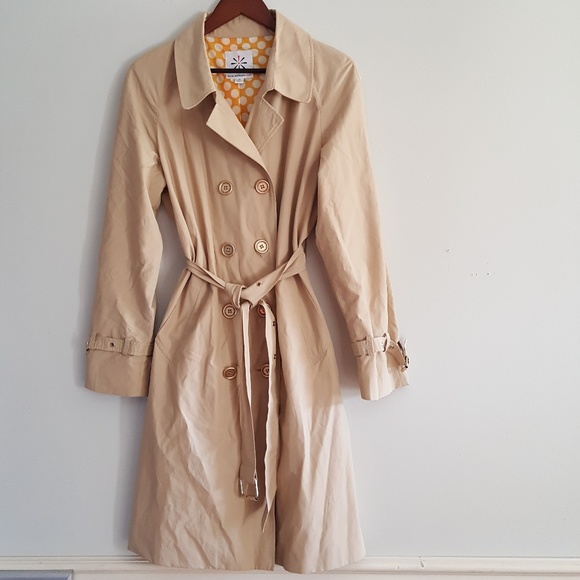 Isaac Mizrahi Jackets & Blazers - Isaac Mizrahi Live tan trench coat size medium