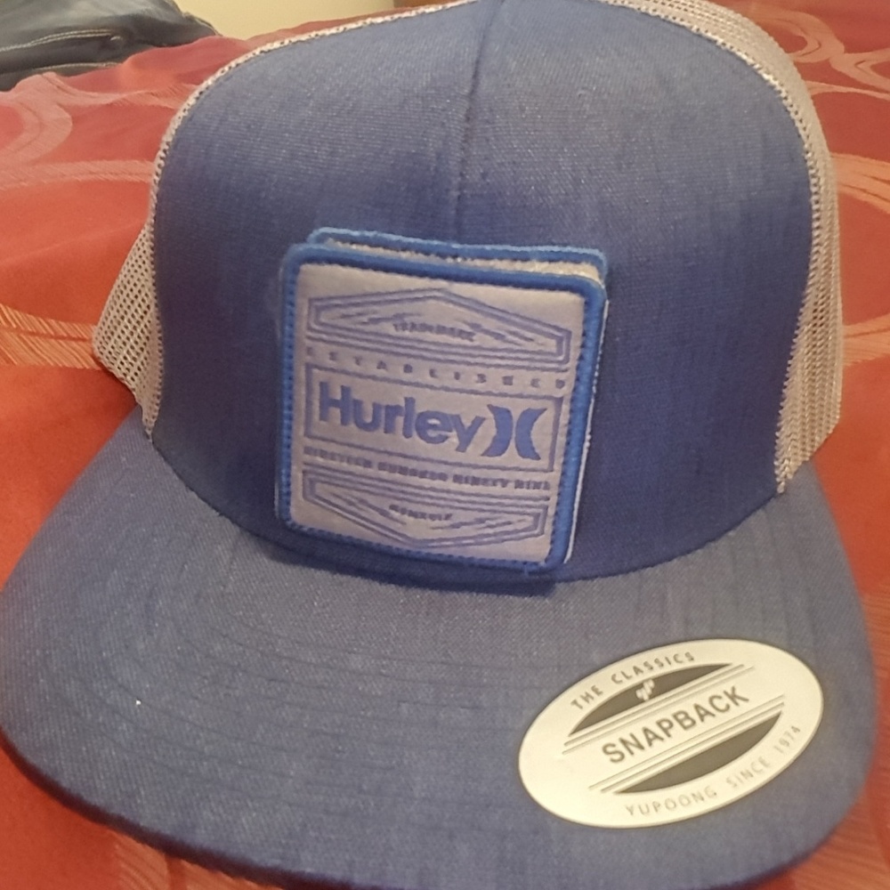 Hurley snap back. Brand new.