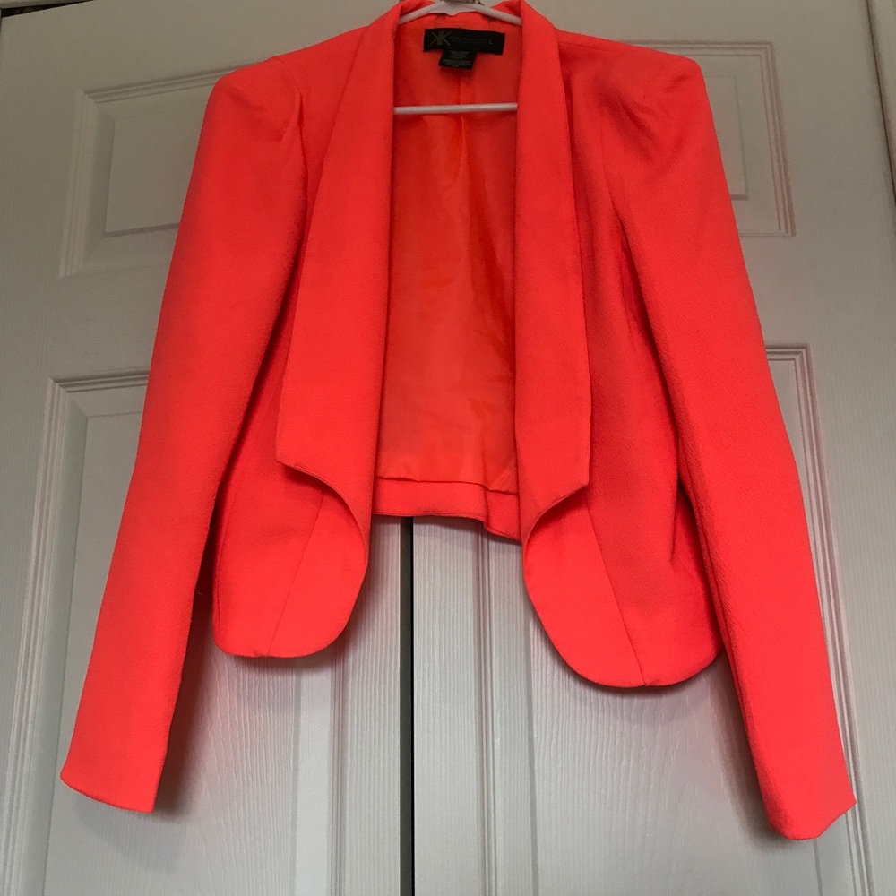 Neon Pink Kardashian Blazer