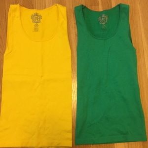Sugarlip ribbed seamless tank tops
