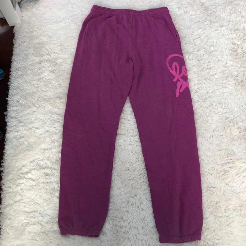 PINK Magenta Colored Sweats
