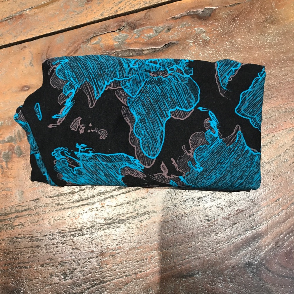 Map - World - Tall and Curvy LuLaRoe leggings