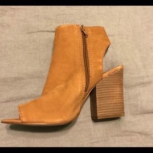 Steve Madden peep toe ankle boots