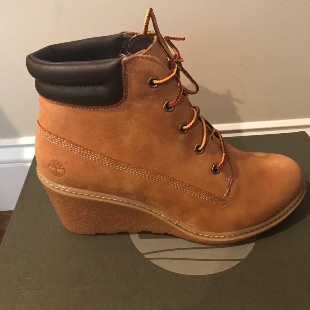 Timberland wedged boots