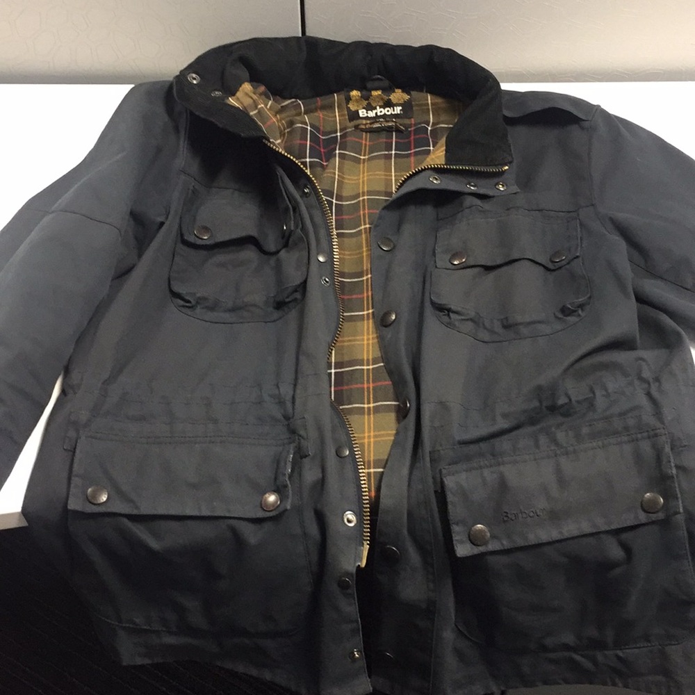 Men’s Barbour tartan jacket xxl