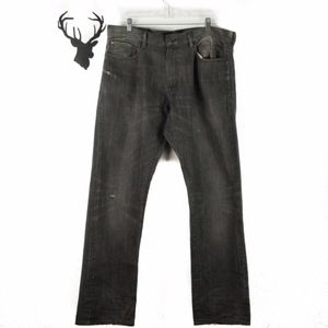 Denim & Supply Distressed Straight Leg Jeans