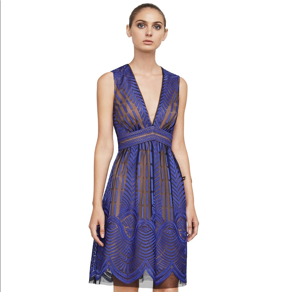 BCBGMaxAzria Kellyn Embroidered Dress