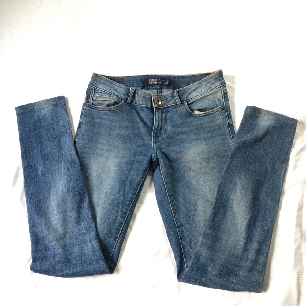 Zara denim blue jeans 🔥