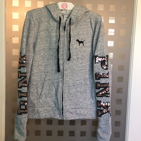 PINK Victoria's Secret Jackets & Blazers - Grey Victoria Secret Pink Jacket