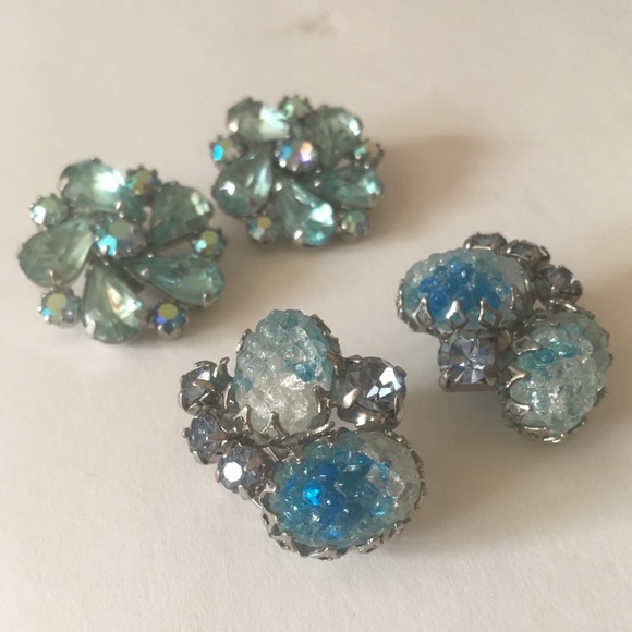 Lot of 2 • Vintage 80s Clip-Ons ⭐️FINAL SALE⭐️ - Picture 2 of 5