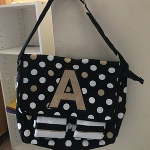 A Monogrammed bag from Justice