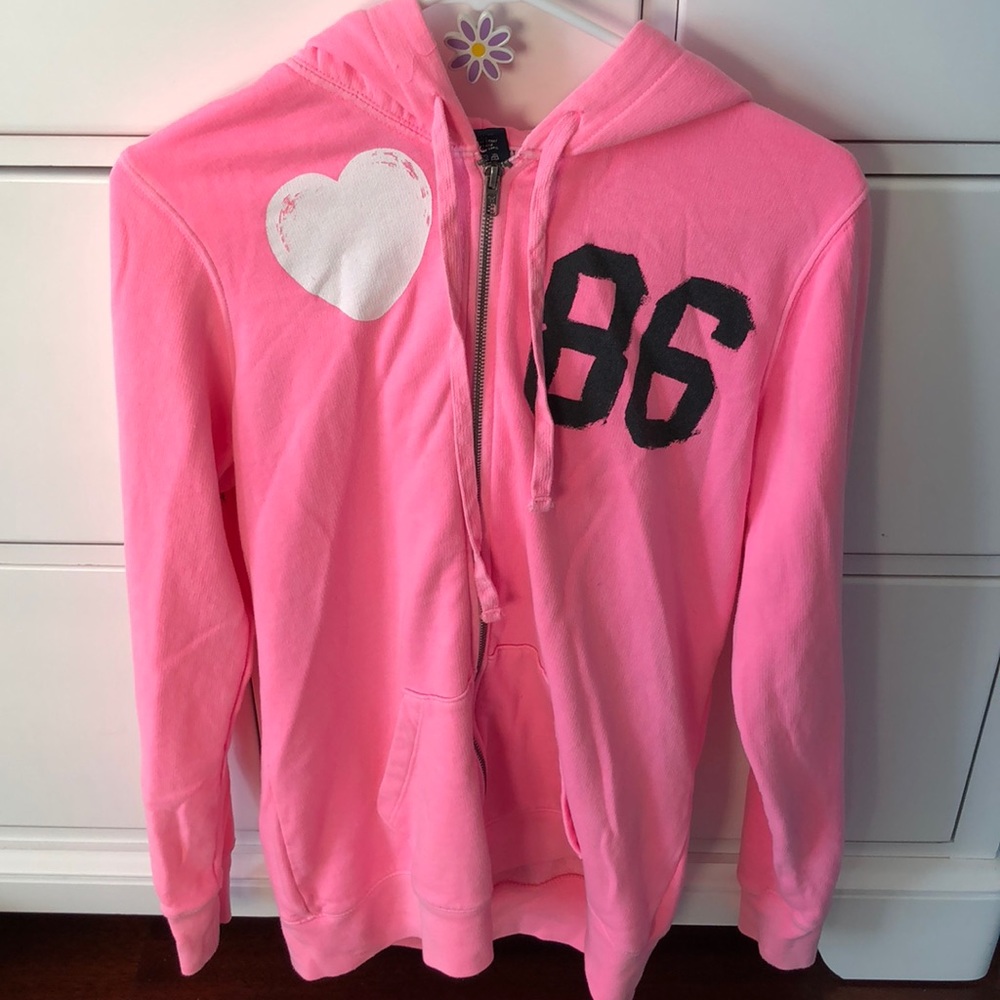 PINK Zip Up Hoodie