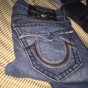 True Religion 29 Dark Wash Bootcut Jeans