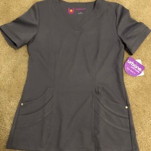 Urbane, new with tags, scrub top xs