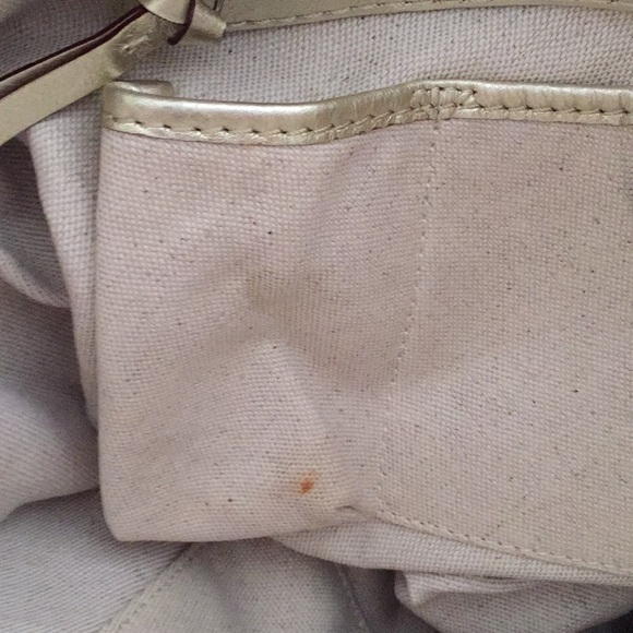 Michael Kors Gold Metallic Hobo Bag - Picture 6 of 8