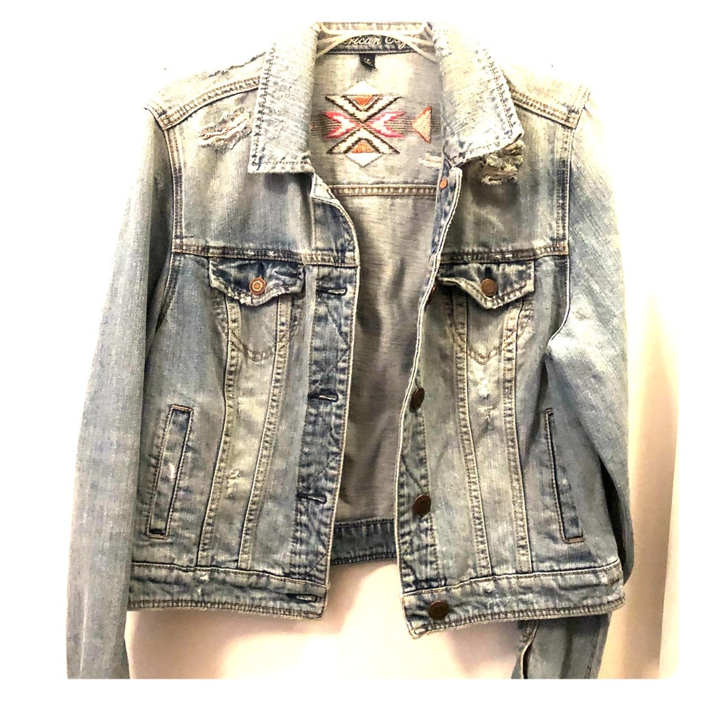 Vintage Jean jacket! Super cute for summer nights!