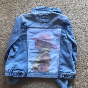 LADY GAGA DENIM JACKET JOANNE ALBUM COVER