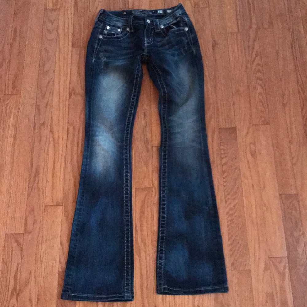 Miss me dark wash bootcut jeans 25