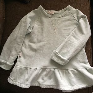 Mint Peplum Sweatshirt