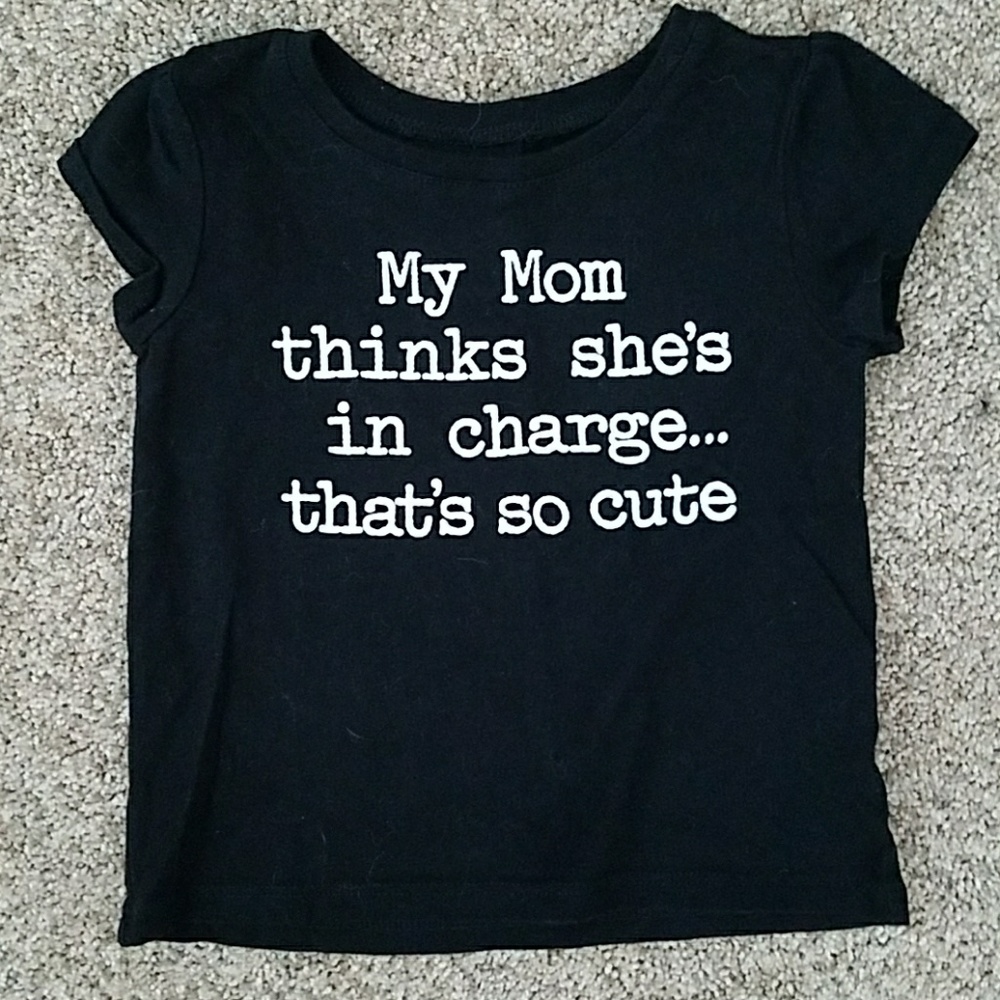 Funny black baby top