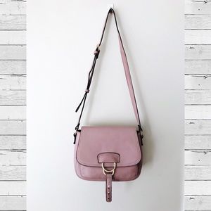 Vegan Pink Structured Crossbody