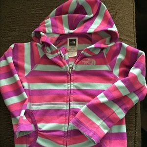Girls Northface fleece jacket