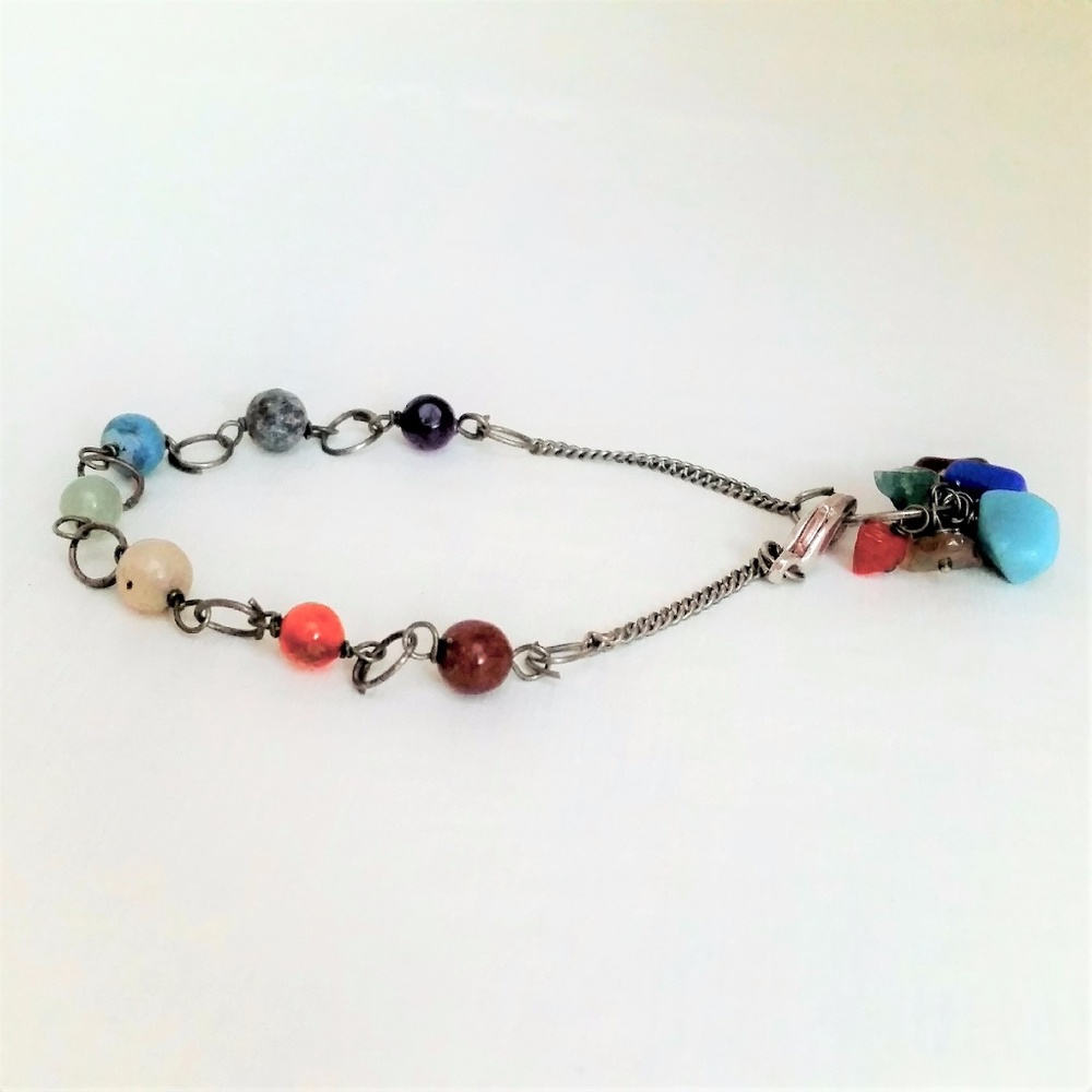 7 Chakra Balance Healing Ankle Bracelet (Yoga)