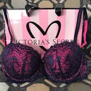 Victoria’s Secret PINK lace push up bra 34C