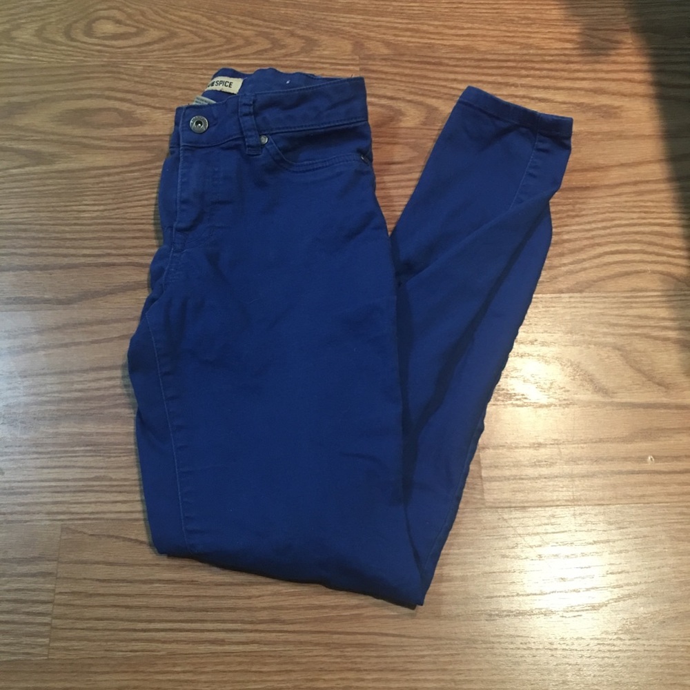 Royal blue jeggings
