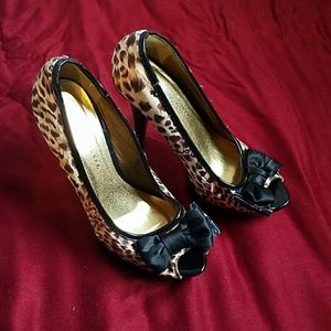 Leopard heels