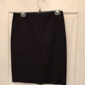 Black J. Crew pencil skirt
