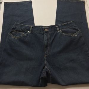 Ellen Tracy Jeans Womens dark wash bootcut SZ 14