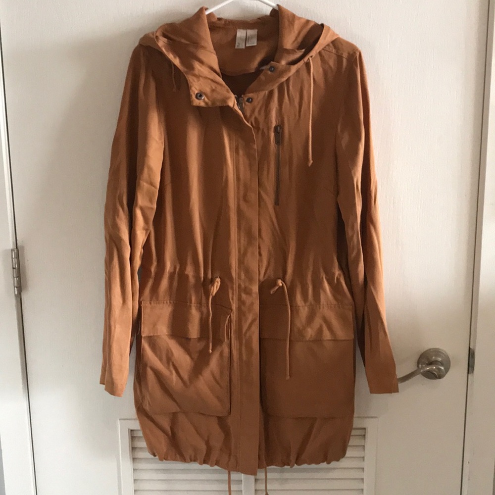 Burnt Orange Cargo Trench