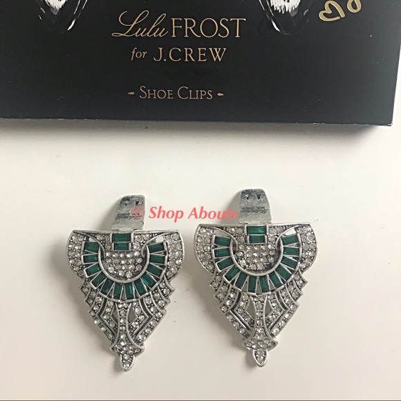 J. Crew Shoes - J. Crew Crystal Deco Shoe Clips by Lulu Frost