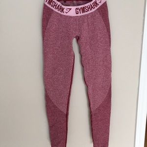 beet marl gymshark small leggings