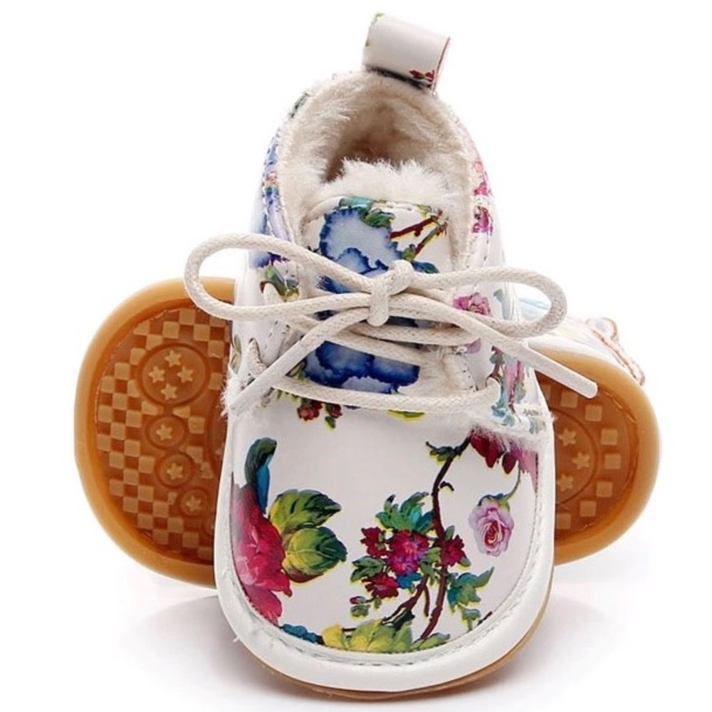 Baby Girl Floral Print Shoe